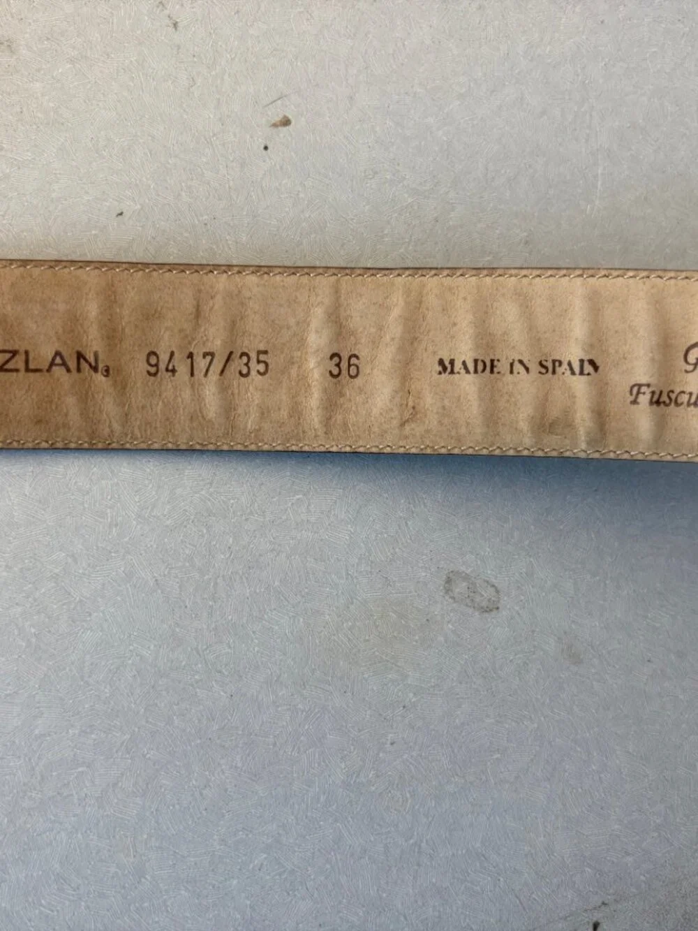 Mezlan Fuscus Crocodile Belt